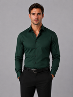 Marcello | Men's Slim-Fit Long-Sleeve Dress Shirt