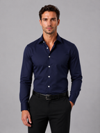 Marcello | Men's Slim-Fit Long-Sleeve Dress Shirt