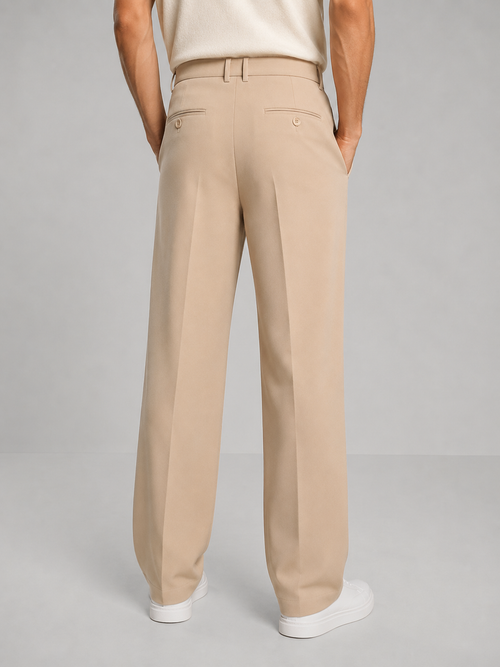 Alessio | Men's Straight-Leg Tailored Everyday Trousers