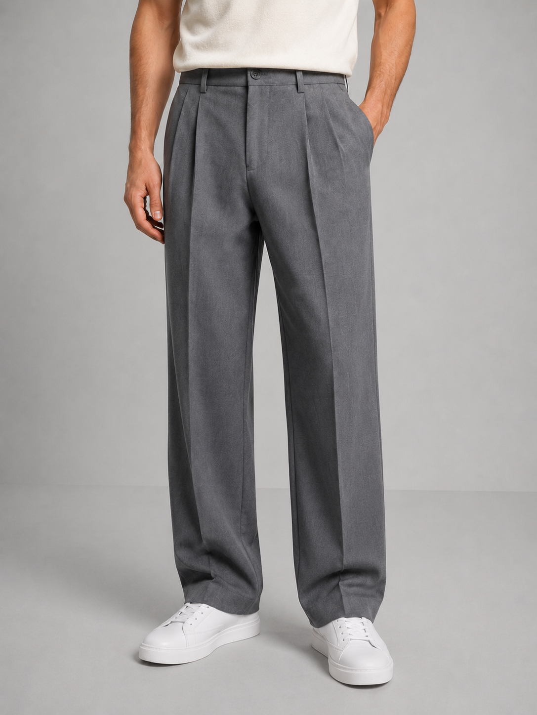 Alessio | Men's Straight-Leg Tailored Everyday Trousers