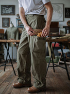 Men's M-47 Herringbone-Pattern Utility Trousers original photo