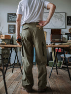 Men's M-47 Herringbone-Pattern Utility Trousers original photo