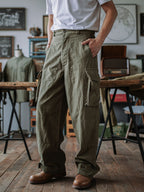 Men's M-47 Herringbone-Pattern Utility Trousers original photo