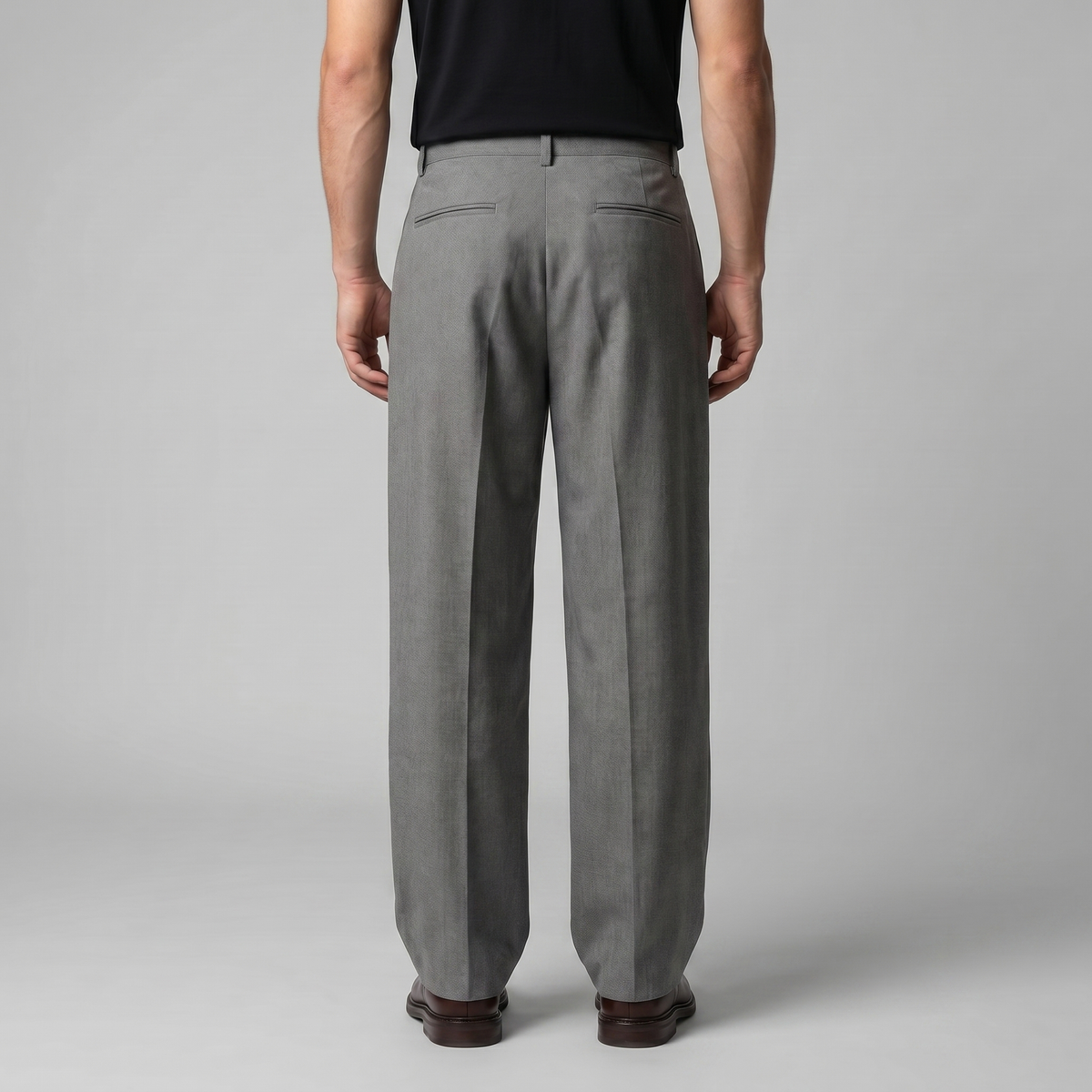 Men's Tailored Pleated Wide-Leg Trousers original product photo