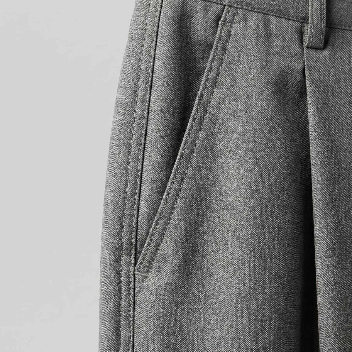 Men's Tailored Pleated Wide-Leg Trousers original product photo