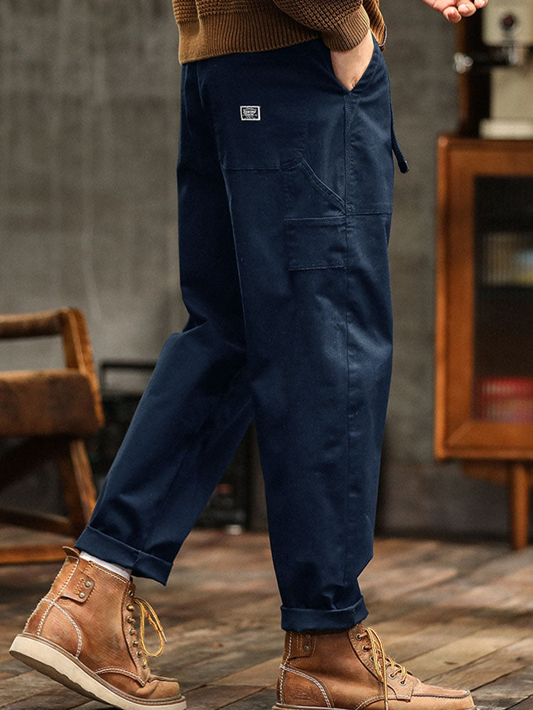 Men's Vintage-Style Casual Utility Trousers original product image
