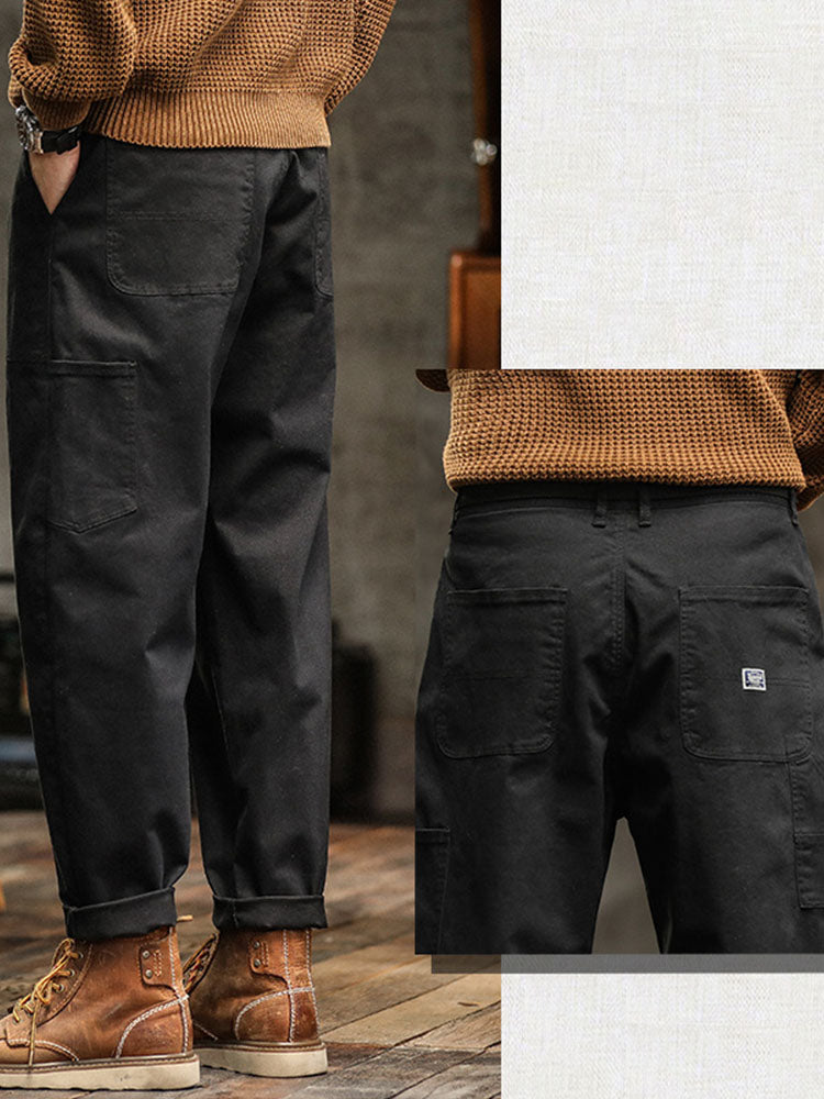 Men's Vintage-Style Casual Utility Trousers original product image