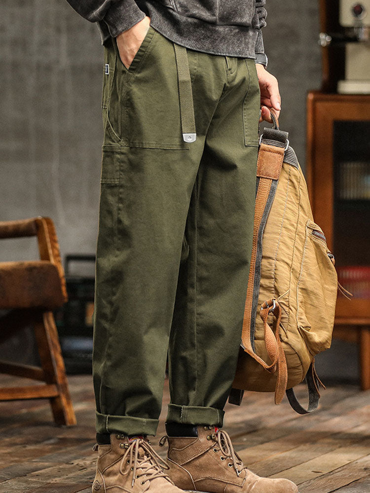 Men's Vintage-Style Casual Utility Trousers original product image