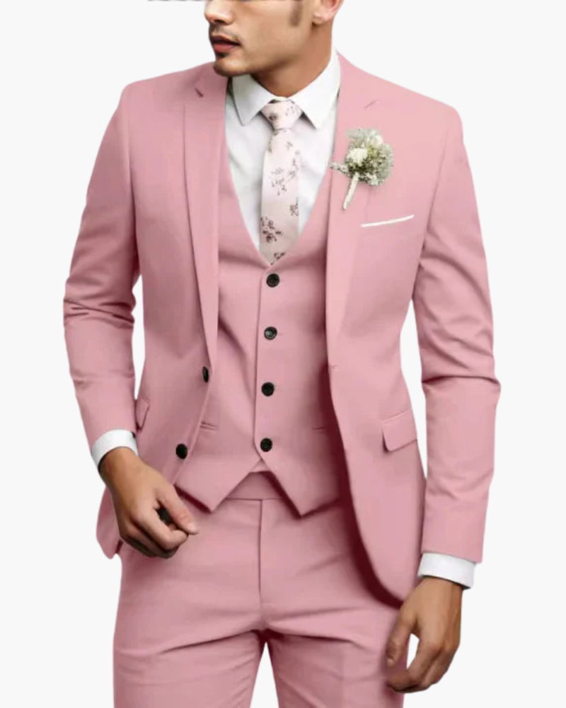 Alberto | Men's Slim-Fit Three-Piece Formal Suit original photo 9