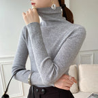 Lucrezia | Women's Classic High-Neck Knitted Jumper
