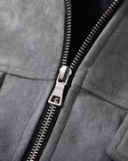 Men's Suede-Look Field Jacket with Pockets original product photo
