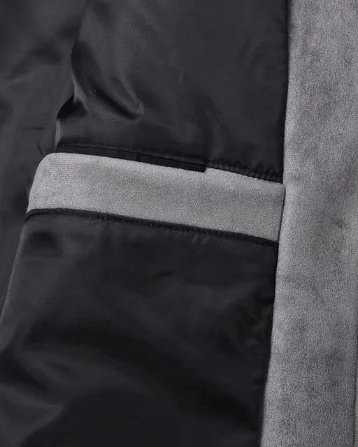 Men's Suede-Look Field Jacket with Pockets original product photo