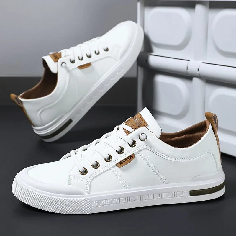 Emilio | Men's Two-Tone Low-Top Lace-Up Sneakers