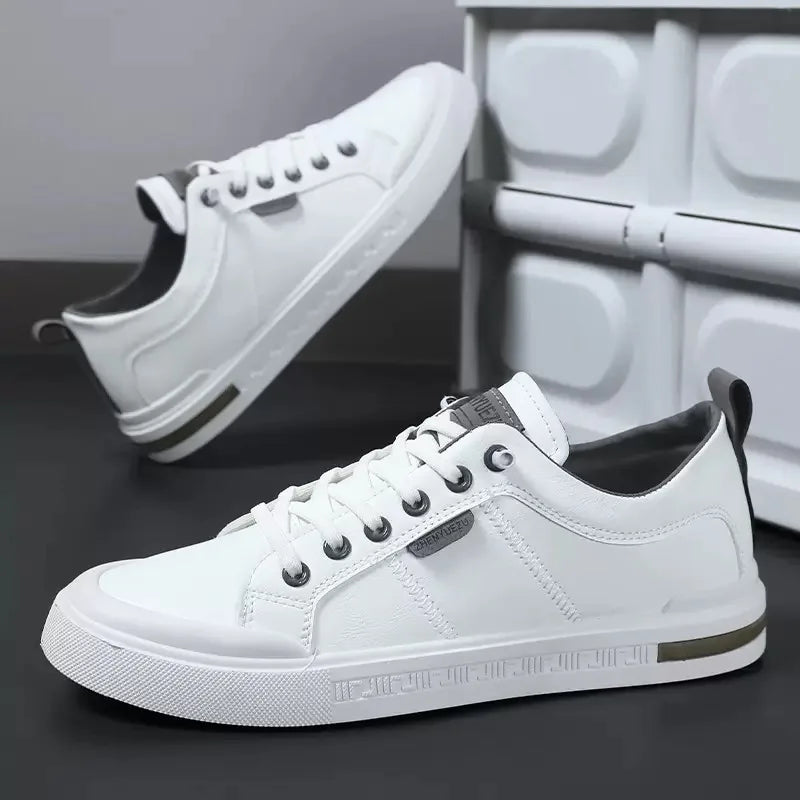 Emilio | Men's Two-Tone Low-Top Lace-Up Sneakers