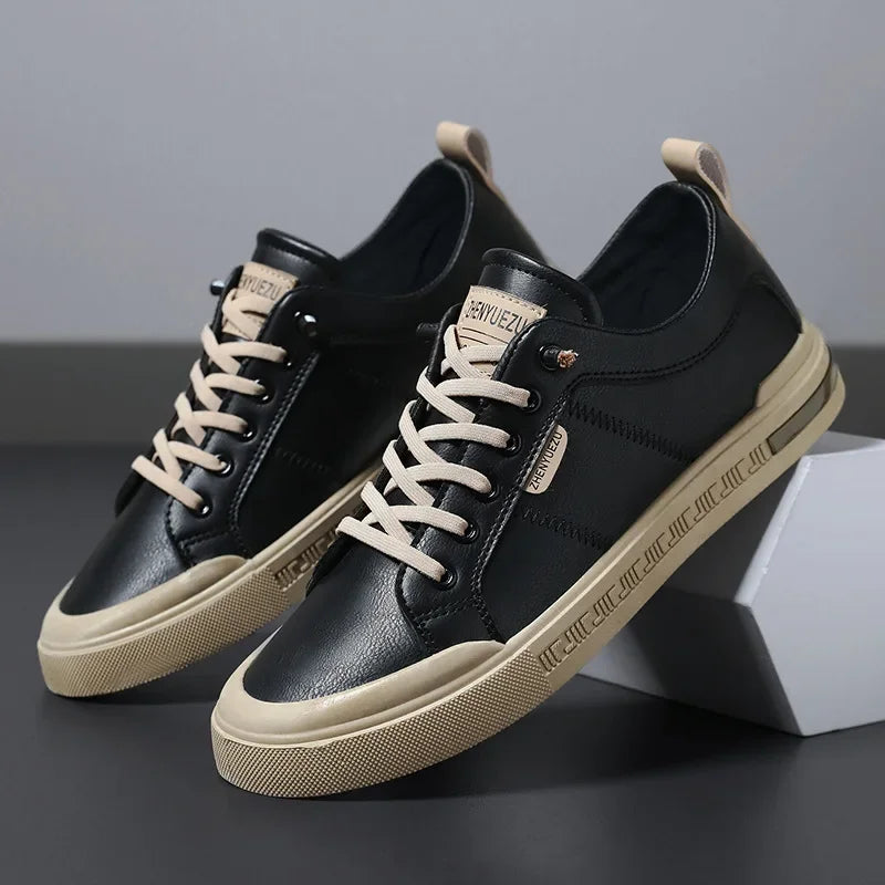 Emilio | Men's Two-Tone Low-Top Lace-Up Sneakers