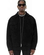 Men's Suede-Look Field Jacket with Pockets original product photo