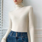 Lucrezia | Women's Classic High-Neck Knitted Jumper