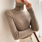 Lucrezia | Women's Classic High-Neck Knitted Jumper
