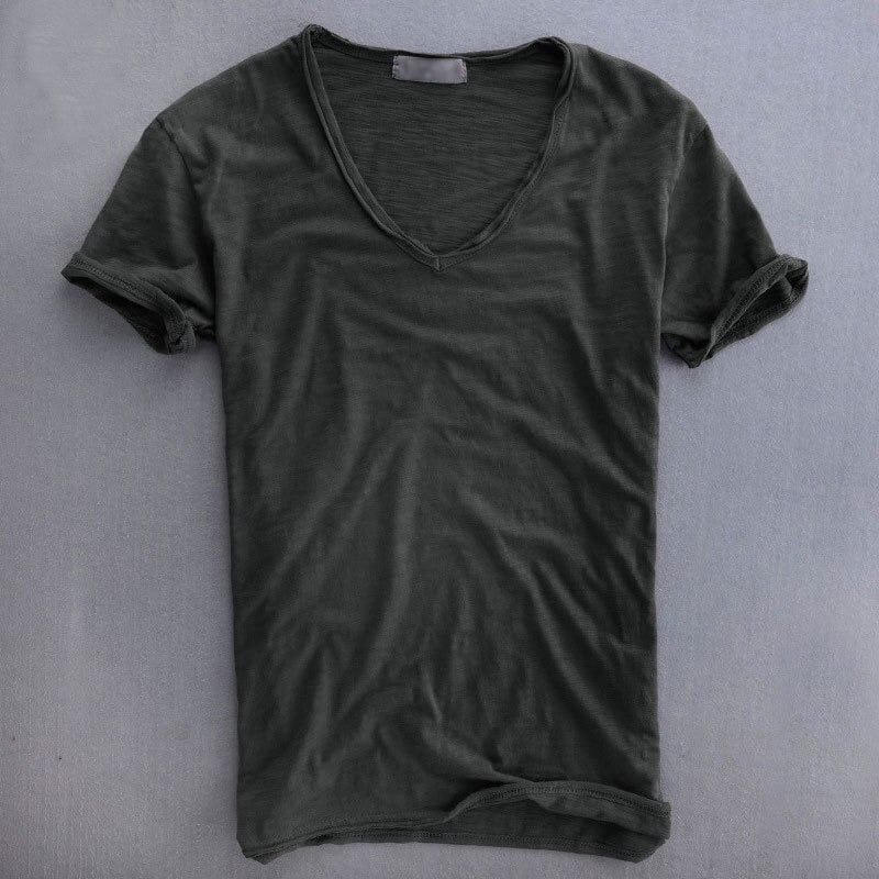 Men's Slim-Fit V-Neck Everyday T-Shirt original photo 4