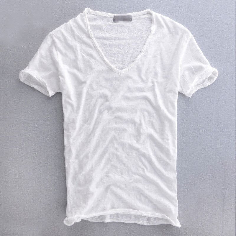 Men's Slim-Fit V-Neck Everyday T-Shirt original photo 2