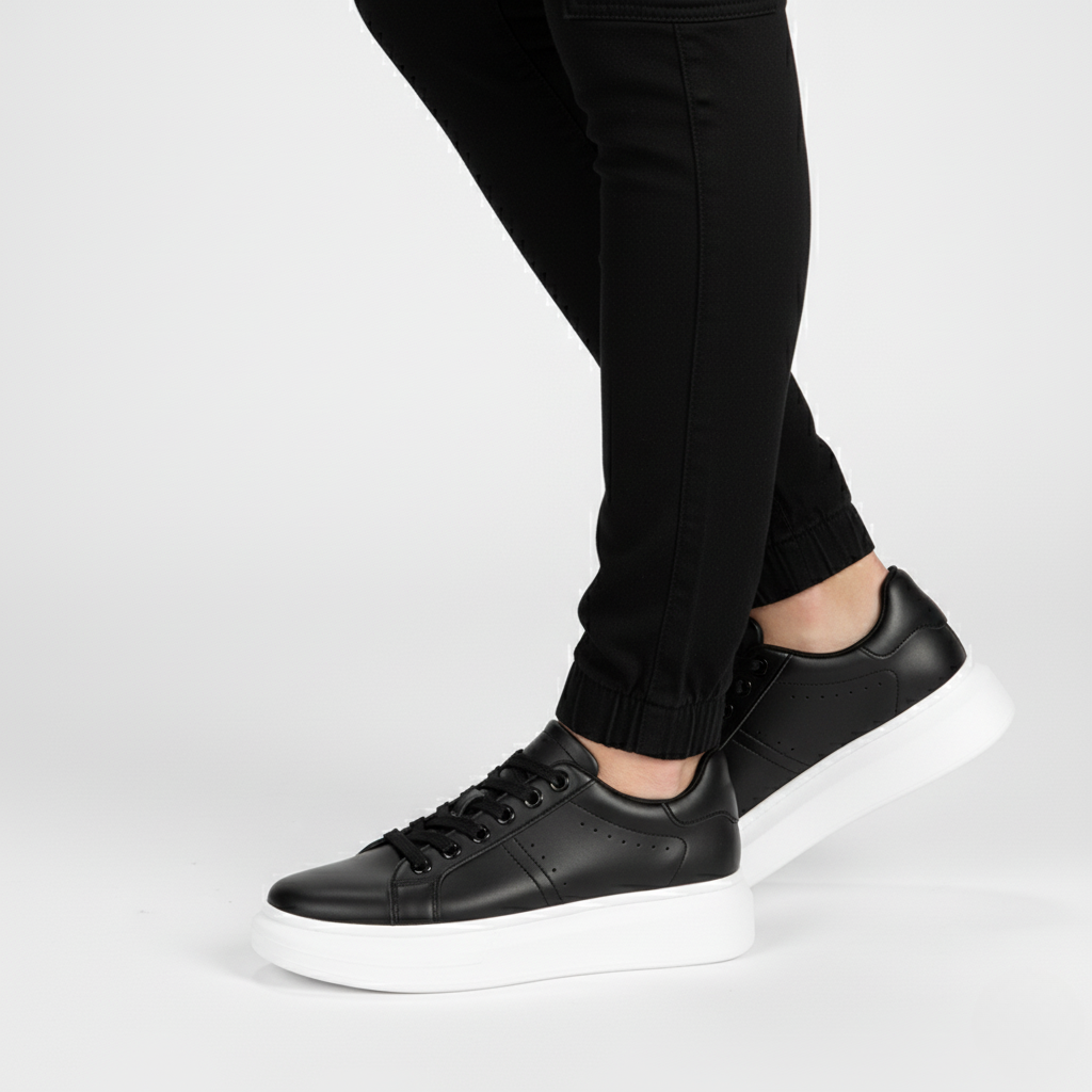 Tiziano | Men's Minimalist Internal-Lift Casual Sneakers original photo 9