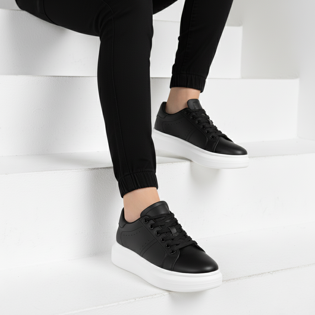Tiziano | Men's Minimalist Internal-Lift Casual Sneakers original photo 8