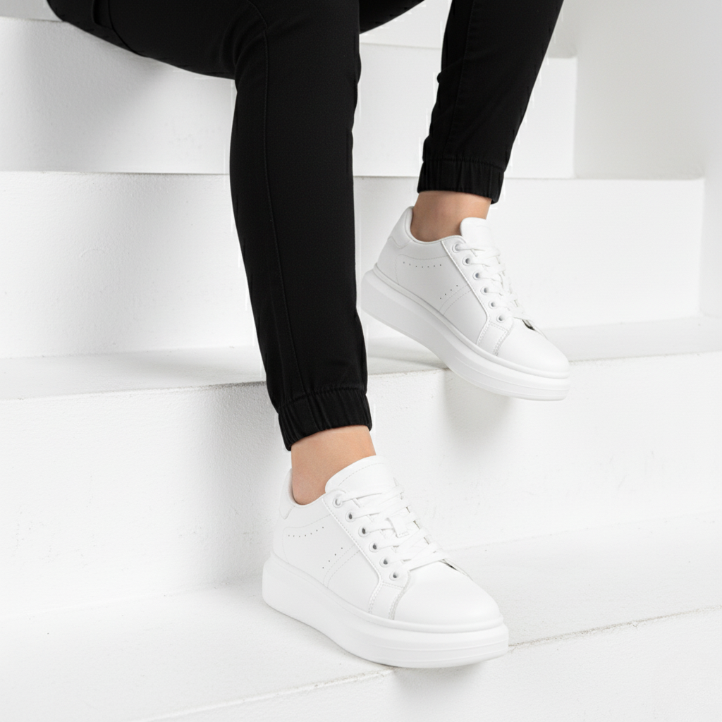 Tiziano | Men's Minimalist Internal-Lift Casual Sneakers original photo 3