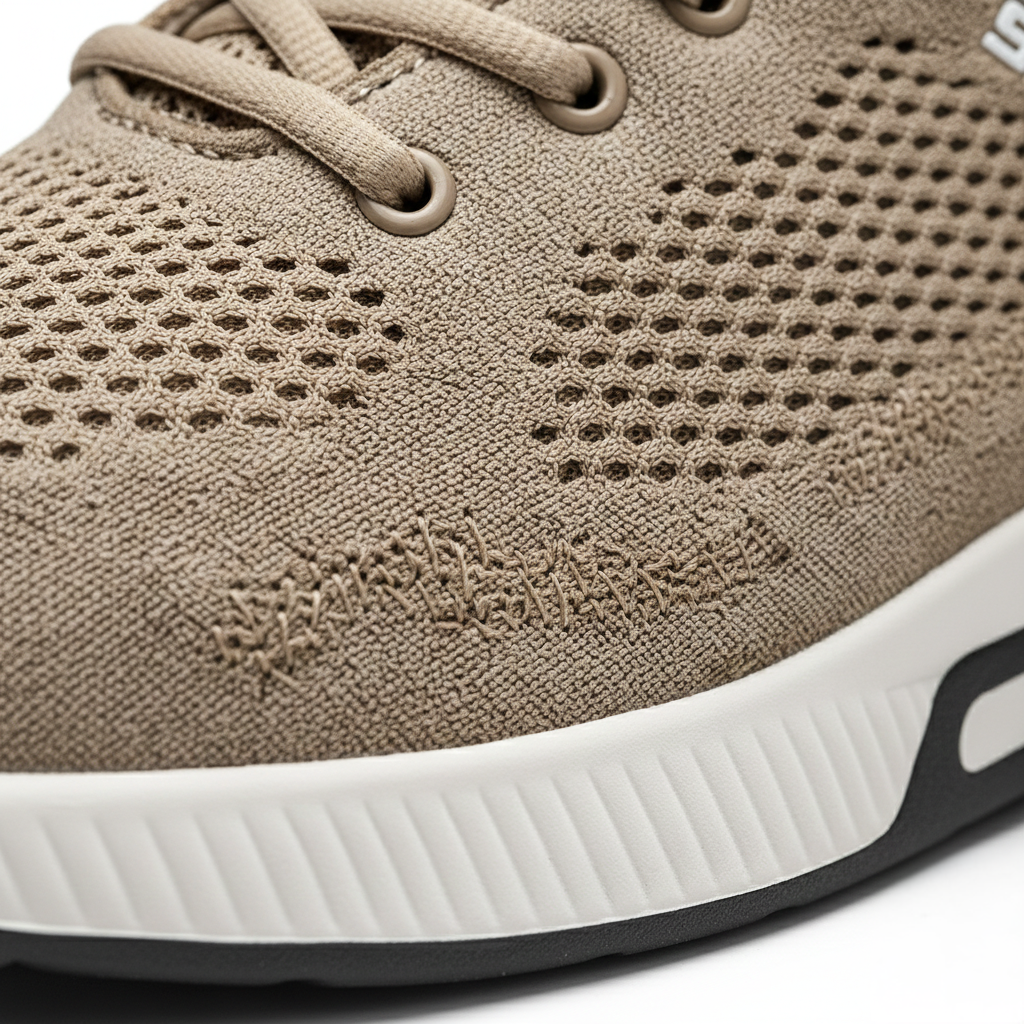 Men's Perforated Internal-Lift Casual Sneakers source product photo