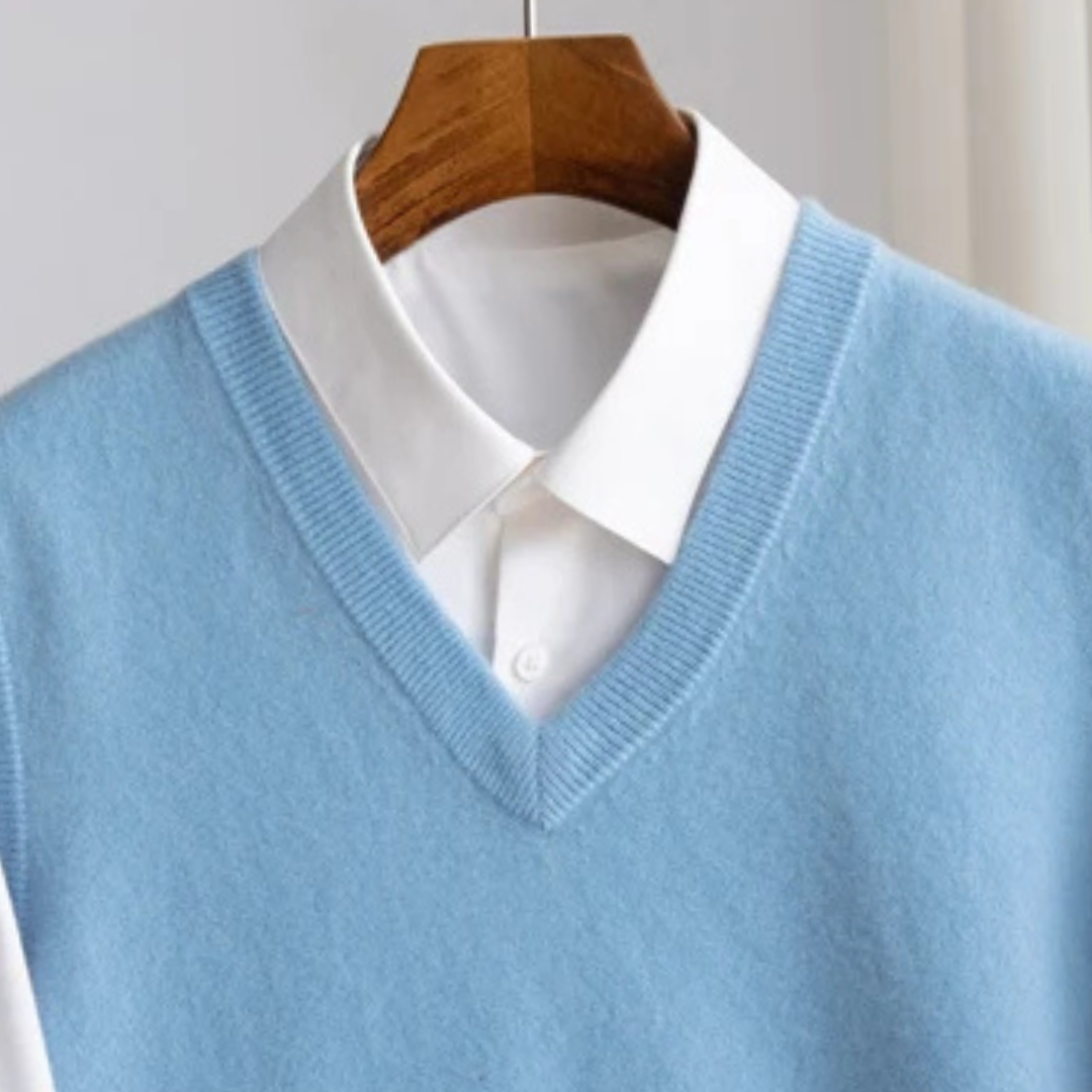Rinaldo | Men's V-Neck Knitted Sweater Vest