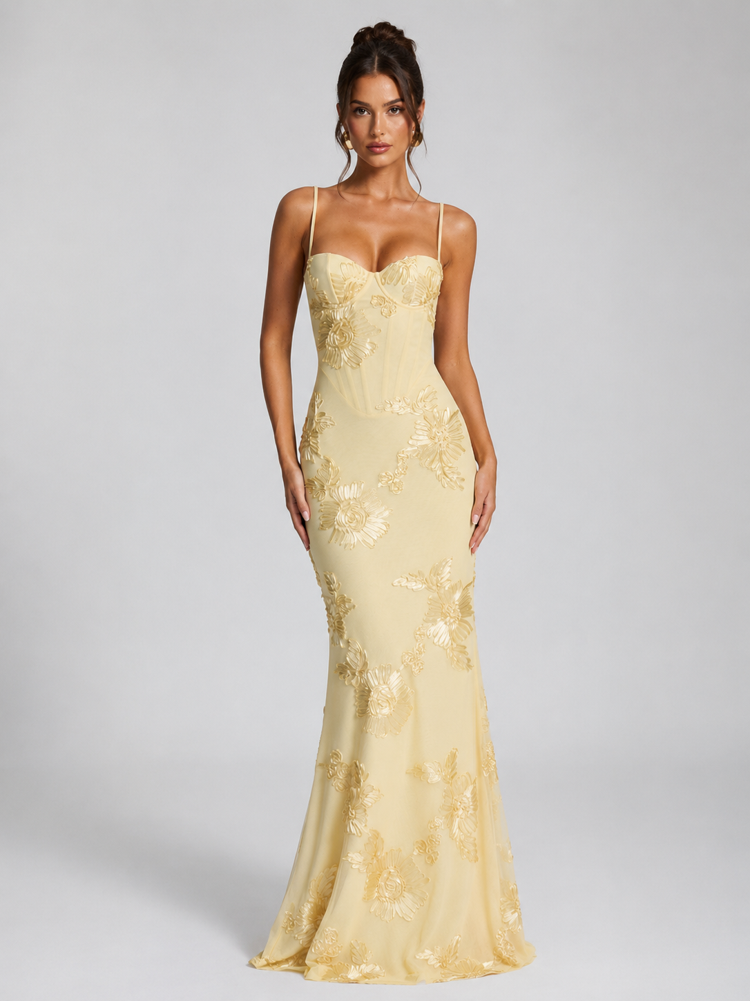 Giovanna floral embroidered maxi dress original product image