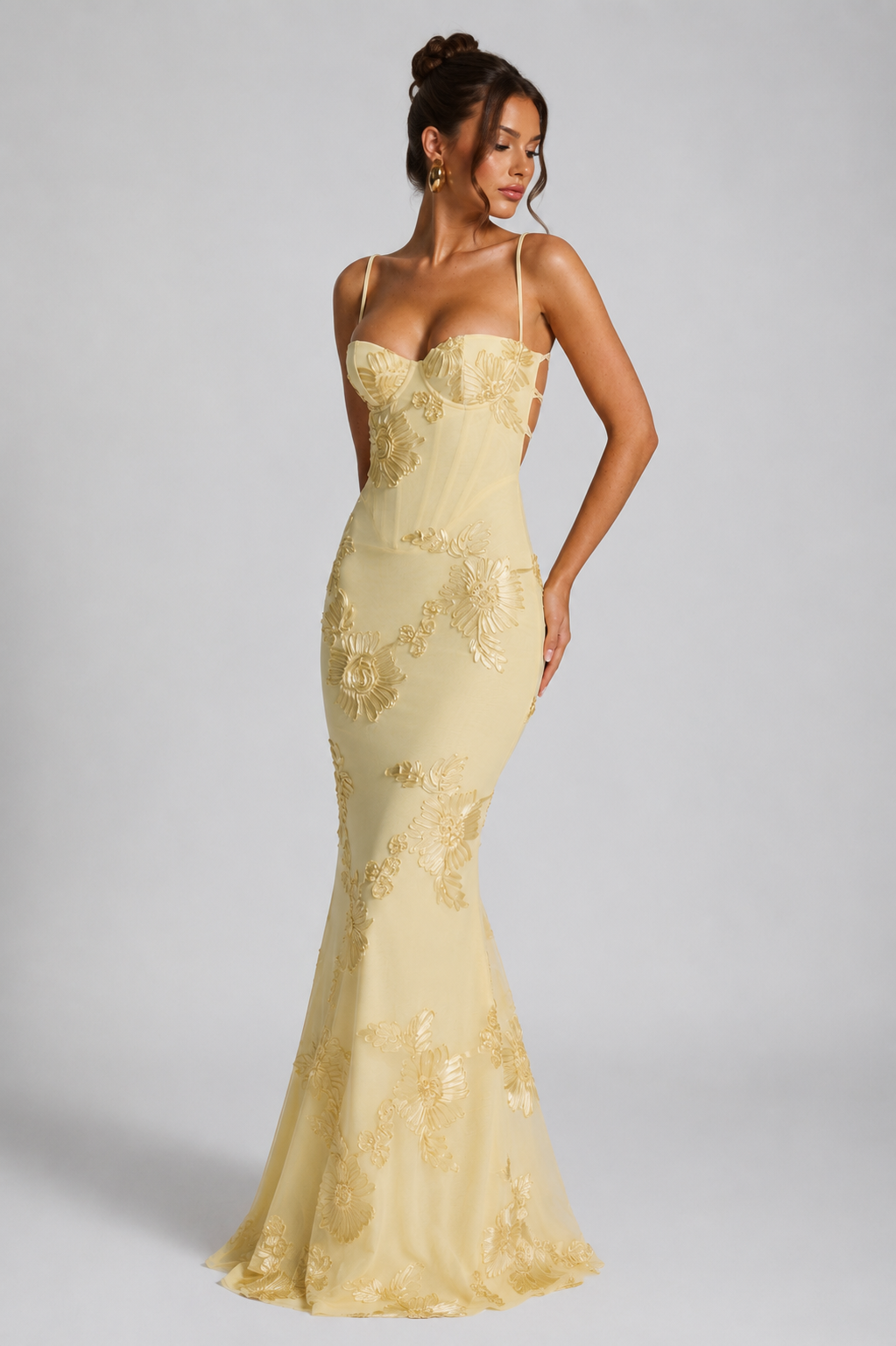 Giovanna floral embroidered maxi dress original product image