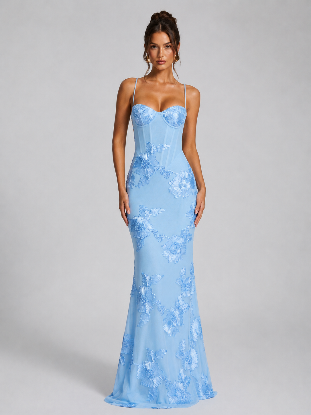 Giovanna floral embroidered maxi dress original product image