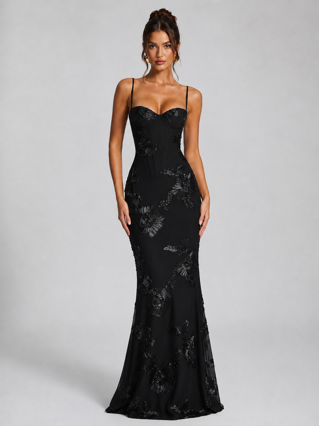 Giovanna floral embroidered maxi dress original product image
