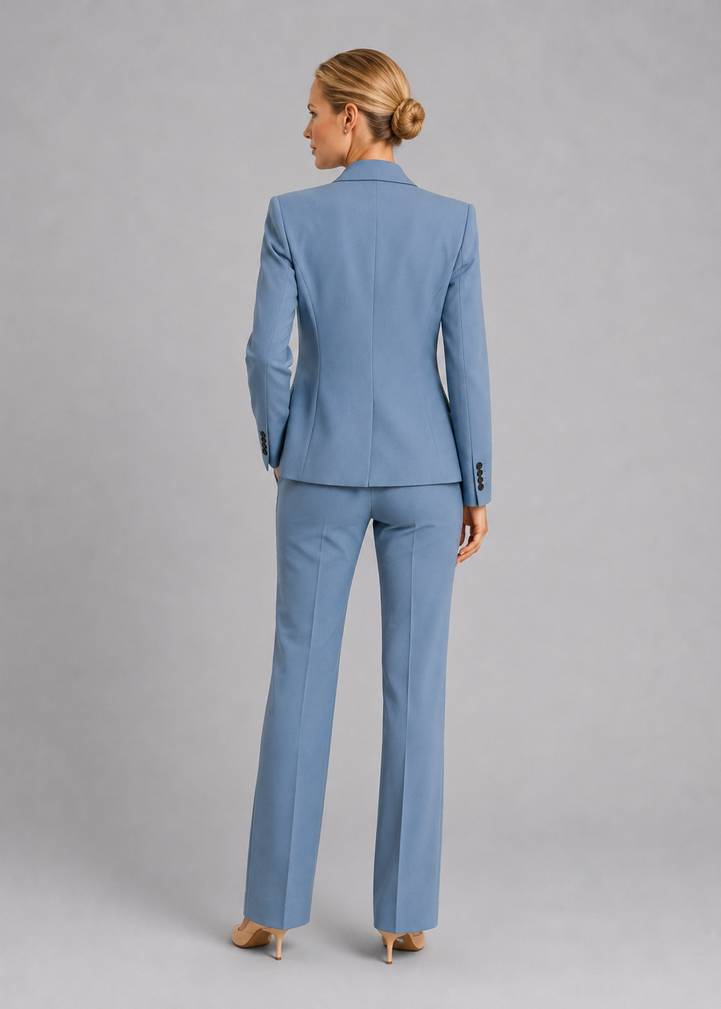 Federica | Women's Structured Blazer and High-Waisted Trousers Suit, original retailer photo 3