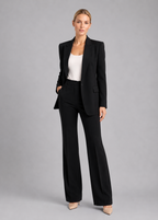 Federica | Women's Structured Blazer and High-Waisted Trousers Suit, original retailer photo 6