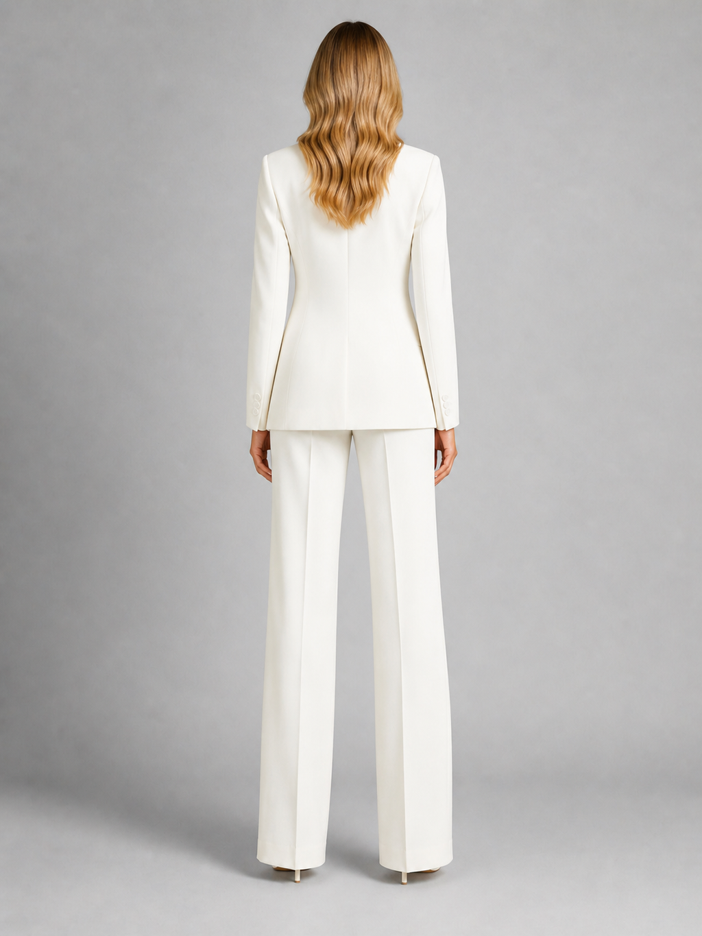 Beatrice | Women's Tailored Blazer and Wide-Leg Trousers Set