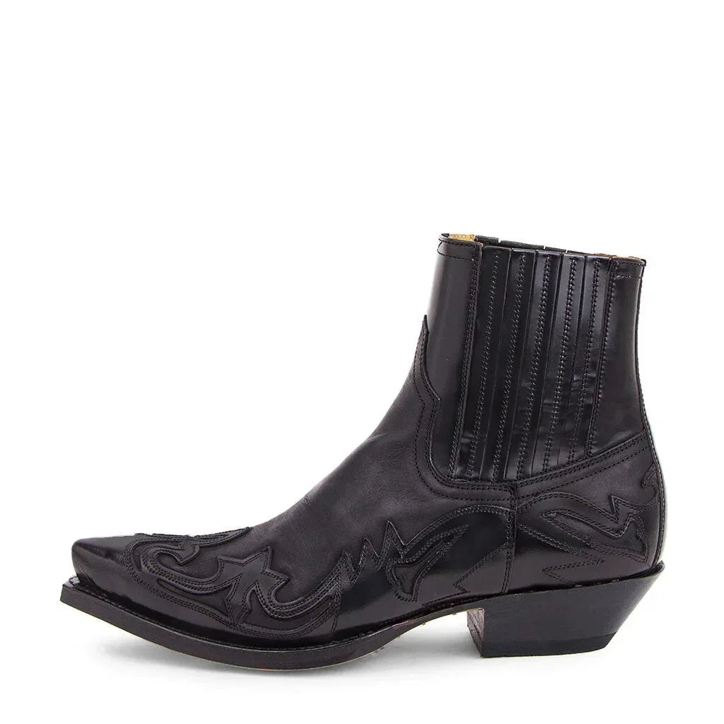 Men's Pointed-Toe Western Ankle Boots original product image 1