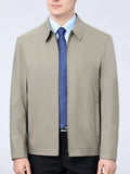 Alessandro | Blazer da uomo per look business con chiusura a zip, colletto a punta e stile smart casual da lavoro