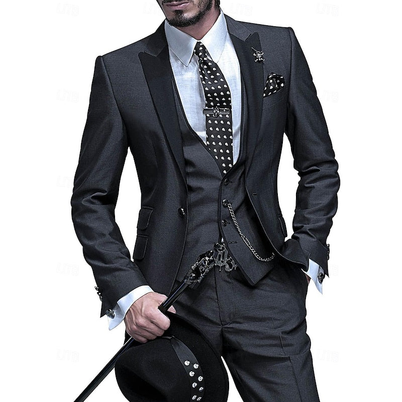 Fiorenzo Men's Tailored Three-Piece Occasion Suit product view