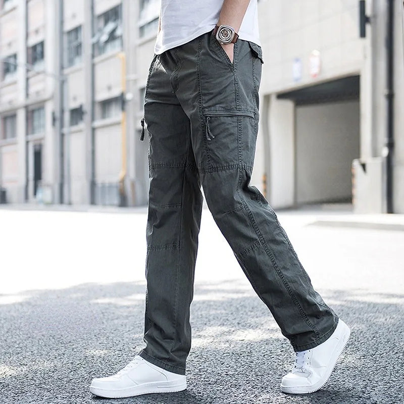 Fausto | Men's Everyday Multi-Pocket Cargo Trousers
