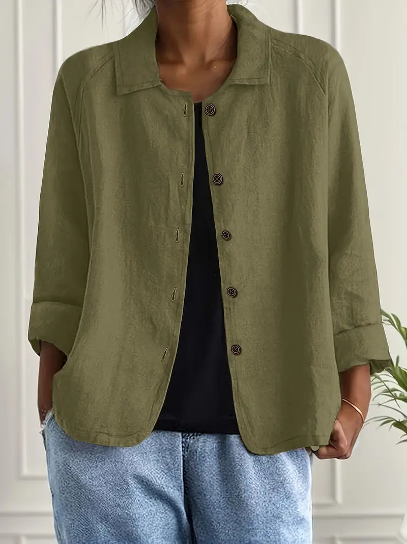 Giada | Women's Lightweight Relaxed Everyday Layering Top original photo 3