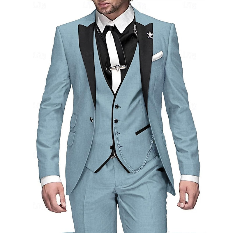 Fiorenzo Men's Tailored Three-Piece Occasion Suit product view