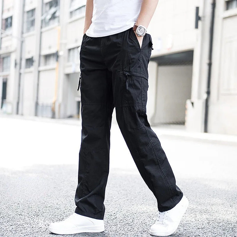 Fausto | Men's Everyday Multi-Pocket Cargo Trousers