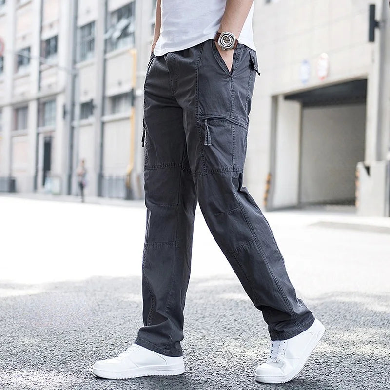 Fausto | Men's Everyday Multi-Pocket Cargo Trousers
