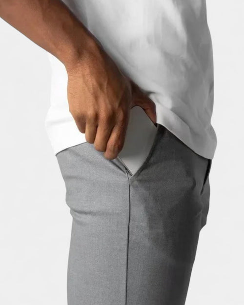 Alessandro men's tapered smart casual trousers original product image