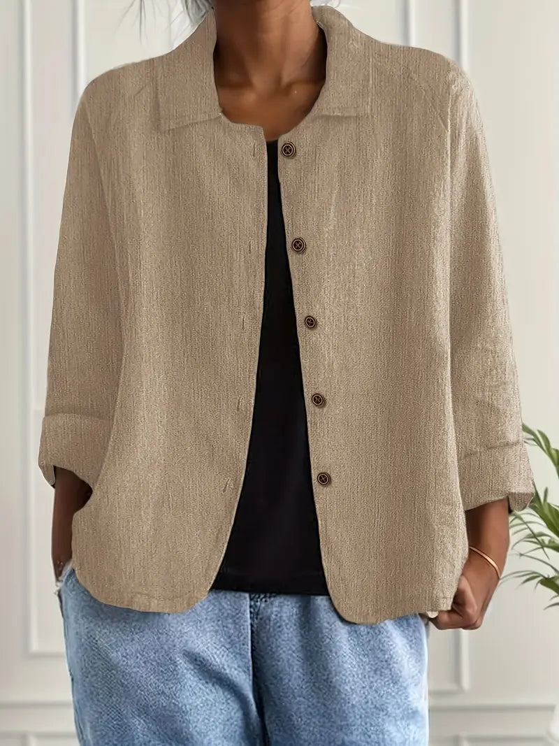 Giada | Women's Lightweight Relaxed Everyday Layering Top original photo 9