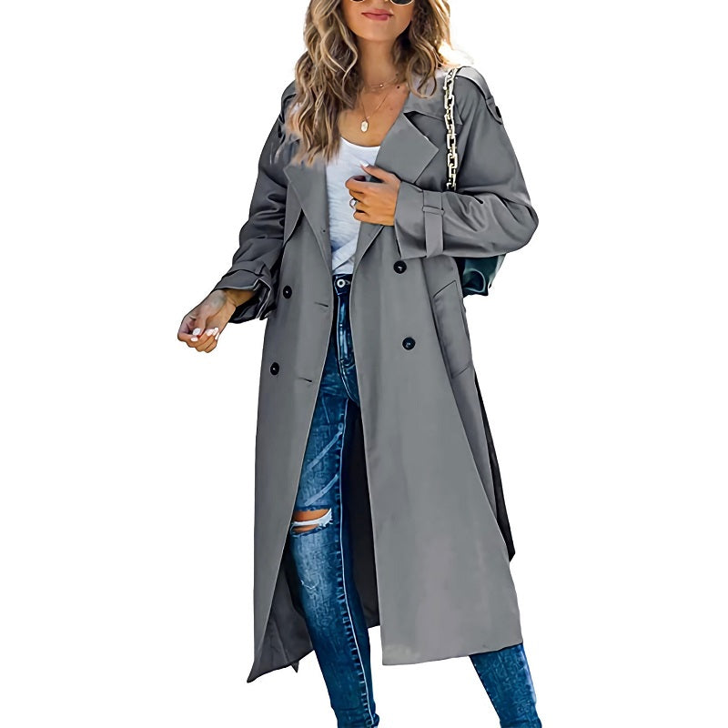 Ottavia | Women's Long Classic Trench Coat
