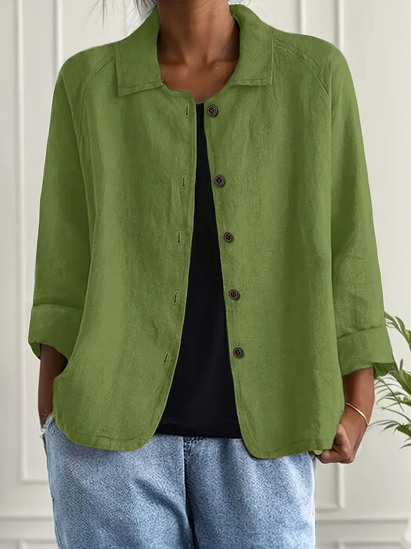 Giada | Women's Lightweight Relaxed Everyday Layering Top original photo 5