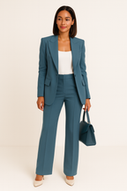 Women's Tailored Blazer and Straight-Leg Trousers Set original product image 2