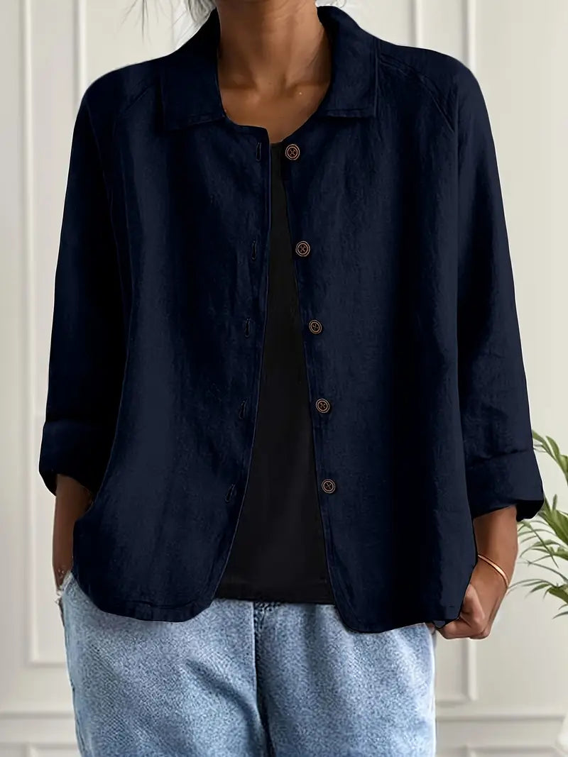 Giada | Women's Lightweight Relaxed Everyday Layering Top original photo 4